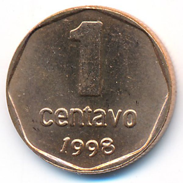 Аргентина, 1 сентаво (1998 г.)