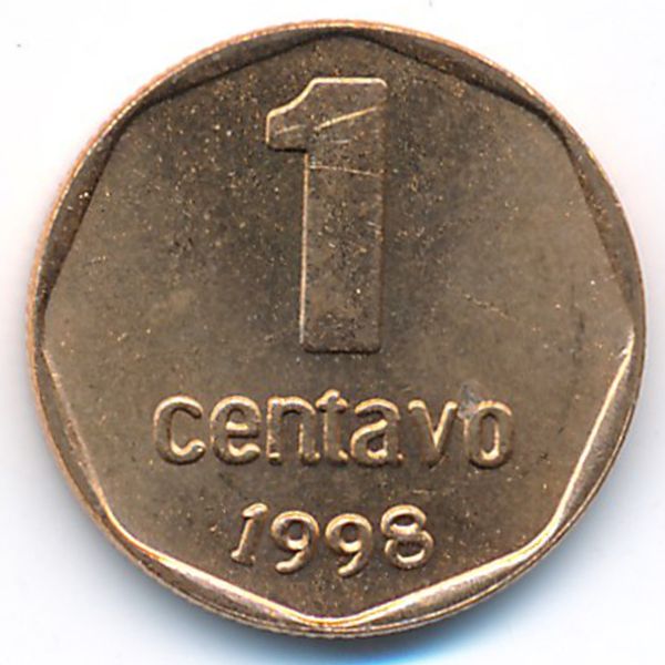 Аргентина, 1 сентаво (1998 г.)