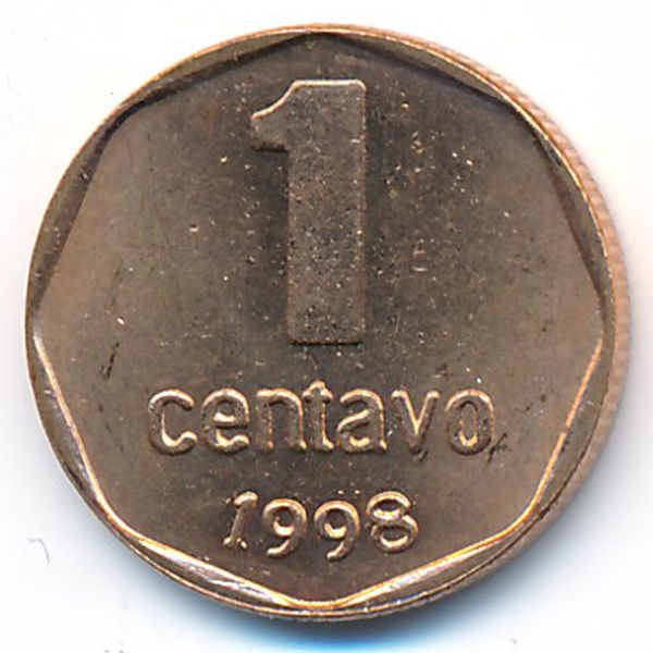 Аргентина, 1 сентаво (1998 г.)