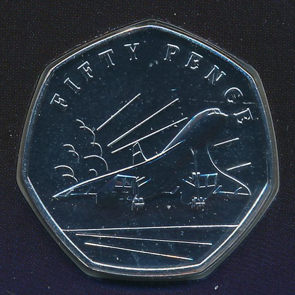 Гернси, 50 пенсов (2019 г.)