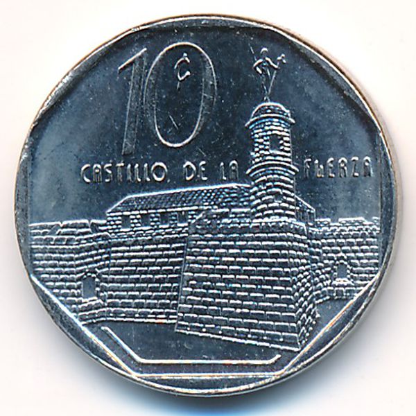Куба, 10 сентаво (2008 г.)