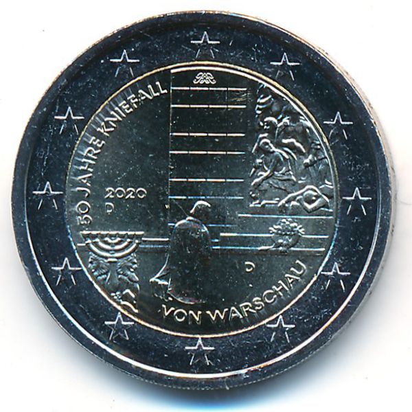 Германия, 2 евро (2020 г.)