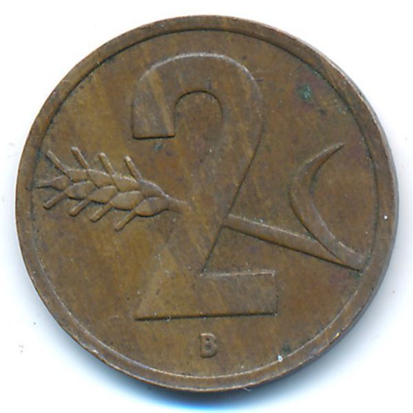 Швейцария, 2 раппена (1951 г.)