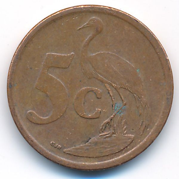 ЮАР, 5 центов (2008 г.)