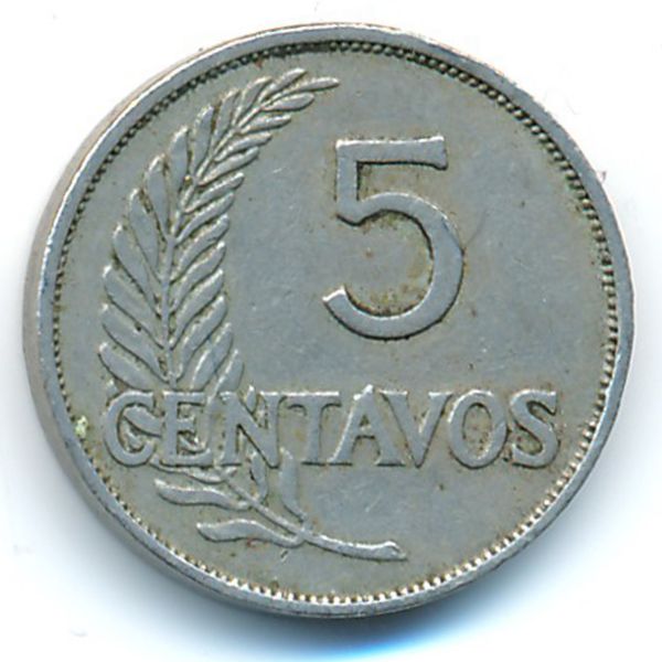 Перу, 5 сентаво (1941 г.)
