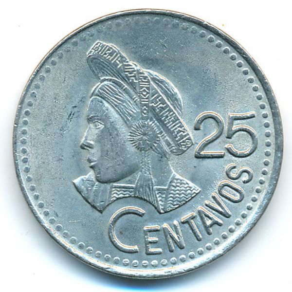 Гватемала, 25 сентаво (1994 г.)