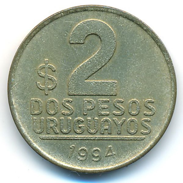 Уругвай, 2 песо (1994 г.)