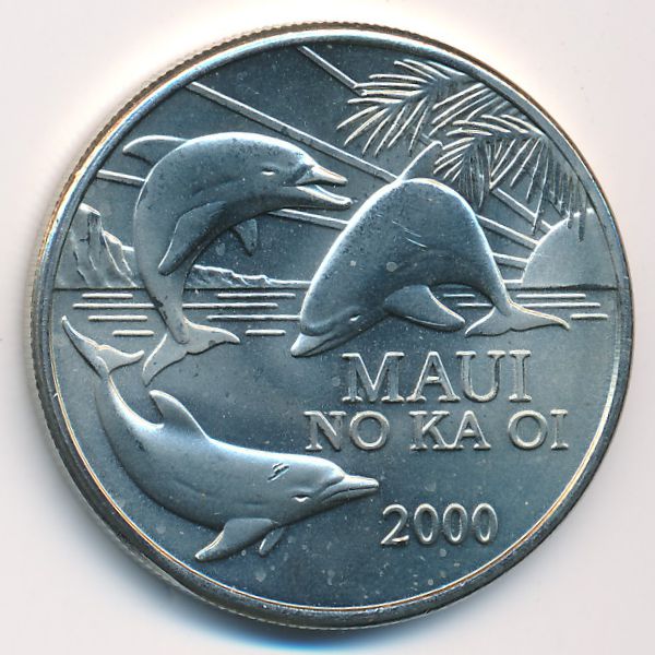 Гавайские острова., 1 доллар (2000 г.)
