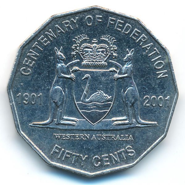 Австралия, 50 центов (2001 г.)