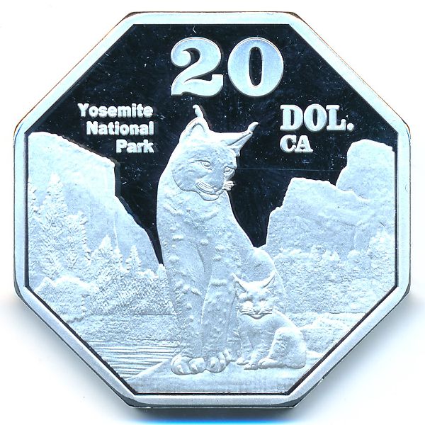 Республика Калифорния., 20 долларов (2020 г.)