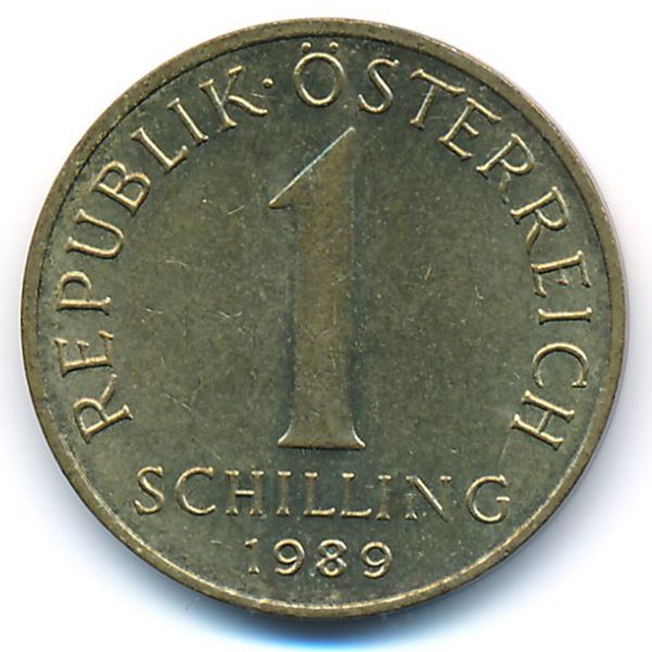 Австрия, 1 шиллинг (1989 г.)