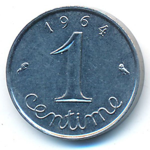 Франция, 1 сентим (1964 г.)