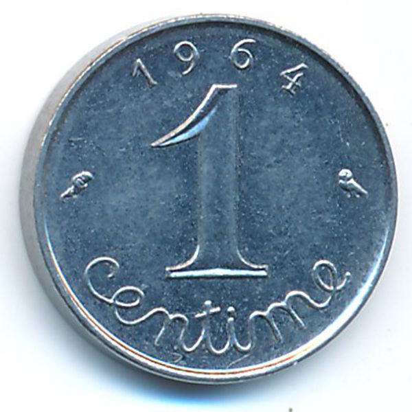 Франция, 1 сентим (1964 г.)