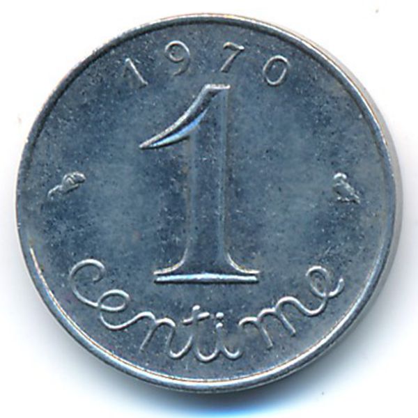 Франция, 1 сентим (1970 г.)