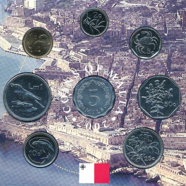 Мальта, Набор монет (2007 г.)