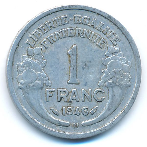 Франция, 1 франк (1946 г.)