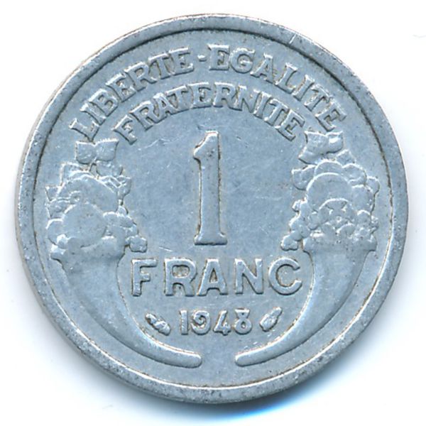 Франция, 1 франк (1948 г.)