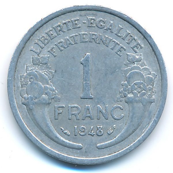 Франция, 1 франк (1948 г.)