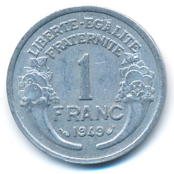 Франция, 1 франк (1949 г.)