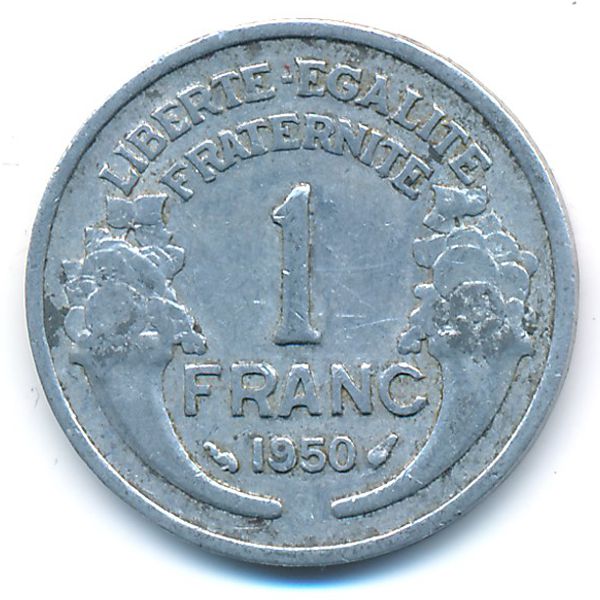 Франция, 1 франк (1950 г.)