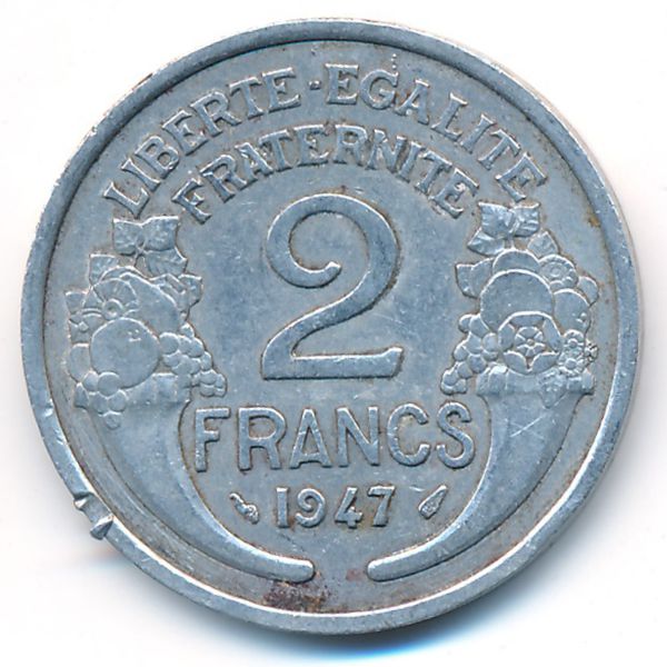 Франция, 2 франка (1947 г.)