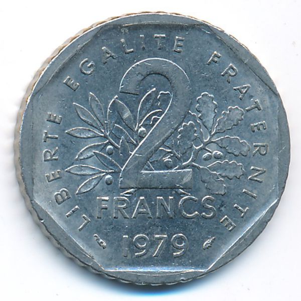 Франция, 2 франка (1979 г.)