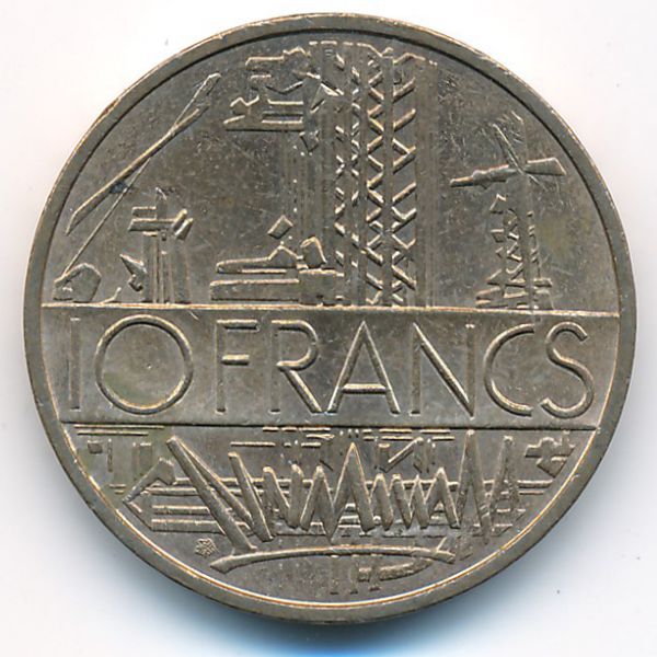 Франция, 10 франков (1976 г.)