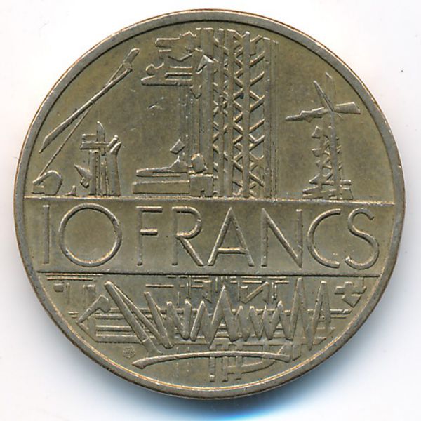 Франция, 10 франков (1984 г.)