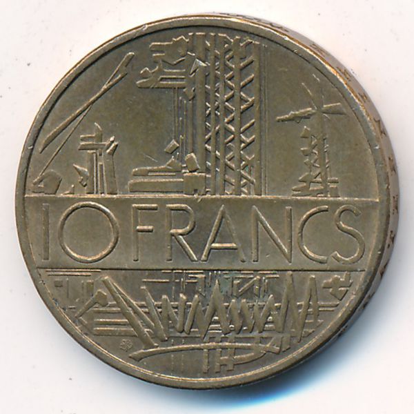 Франция, 10 франков (1984 г.)