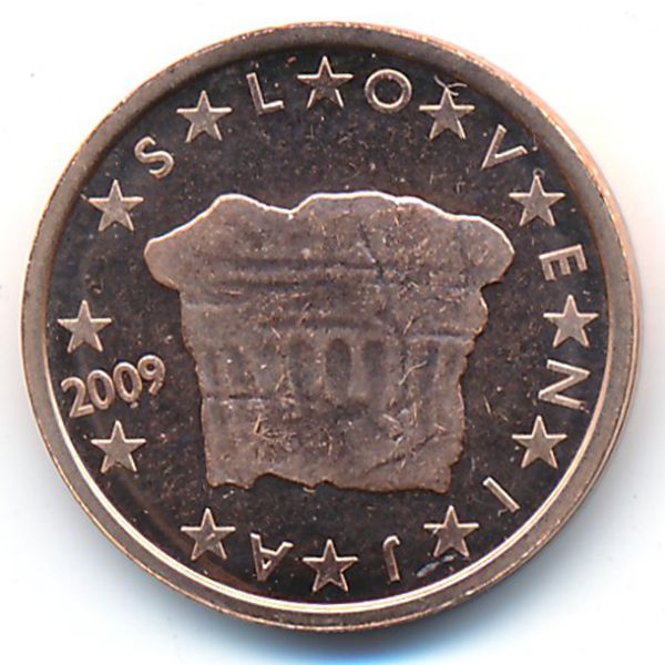 Словения, 2 евроцента (2009 г.)