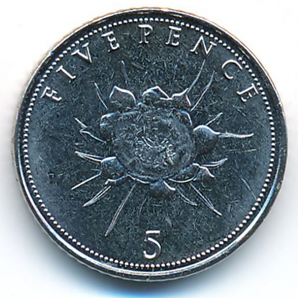 Гибралтар, 5 пенсов (2016 г.)