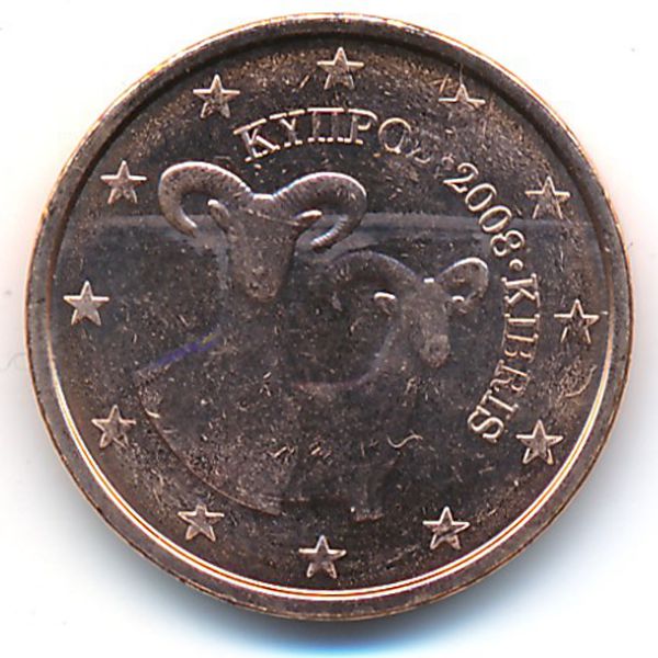 Кипр, 2 евроцента (2008 г.)