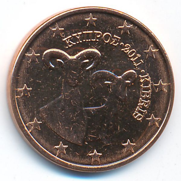 Кипр, 5 евроцентов (2011 г.)