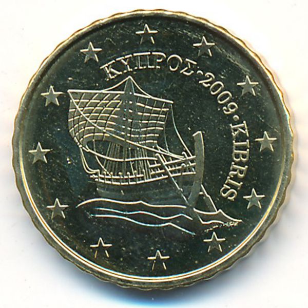 Кипр, 10 евроцентов (2009 г.)