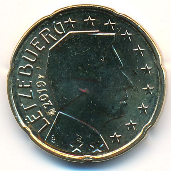 Люксембург, 10 евроцентов (2019 г.)