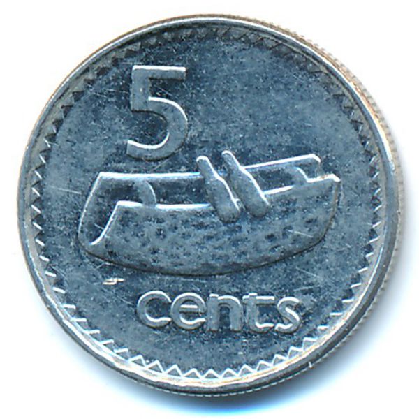 Фиджи, 5 центов (1998 г.)