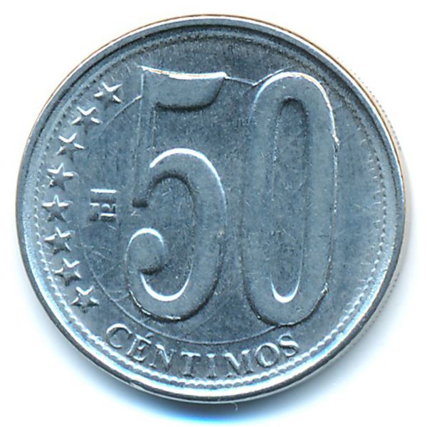 Венесуэла, 50 сентимо (2009 г.)