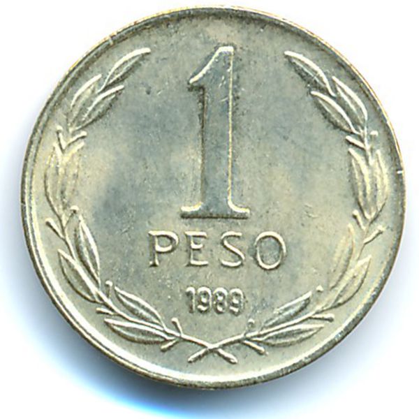 Чили, 1 песо (1989 г.)