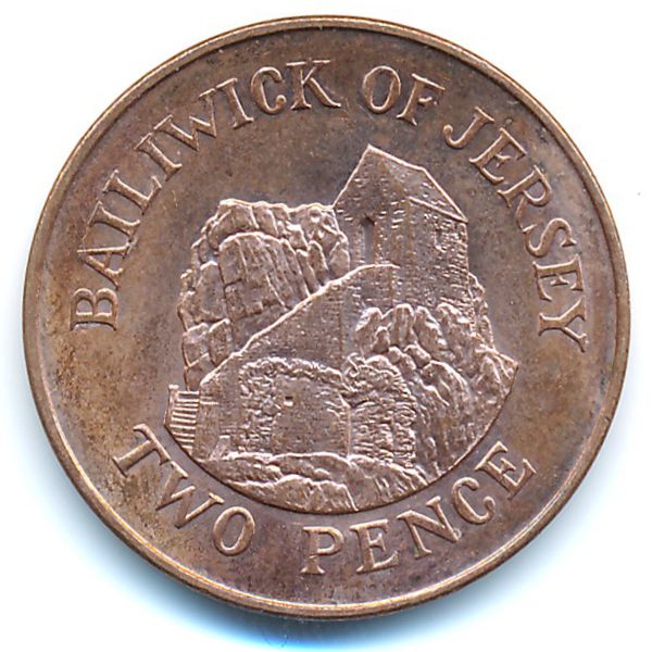 Джерси, 2 пенса (2012 г.)