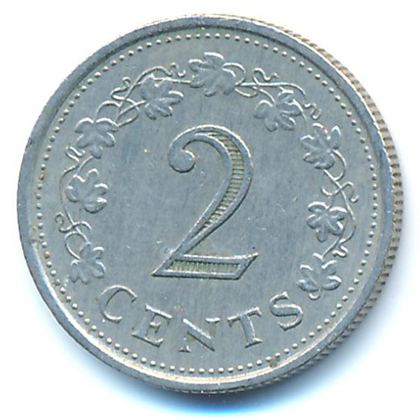 Мальта, 2 цента (1976 г.)
