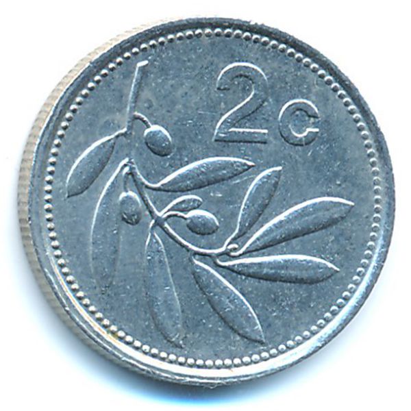 Мальта, 2 цента (1991 г.)