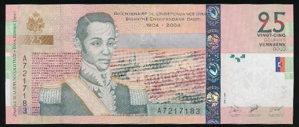 Гаити, 25 гурдов (2004 г.)