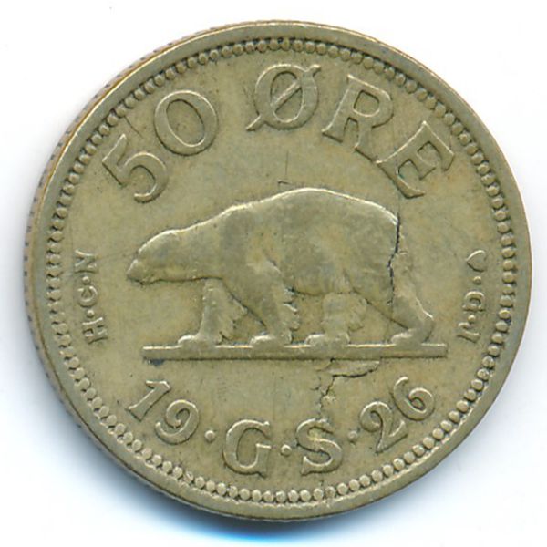 Гренландия, 50 эре (1926 г.)