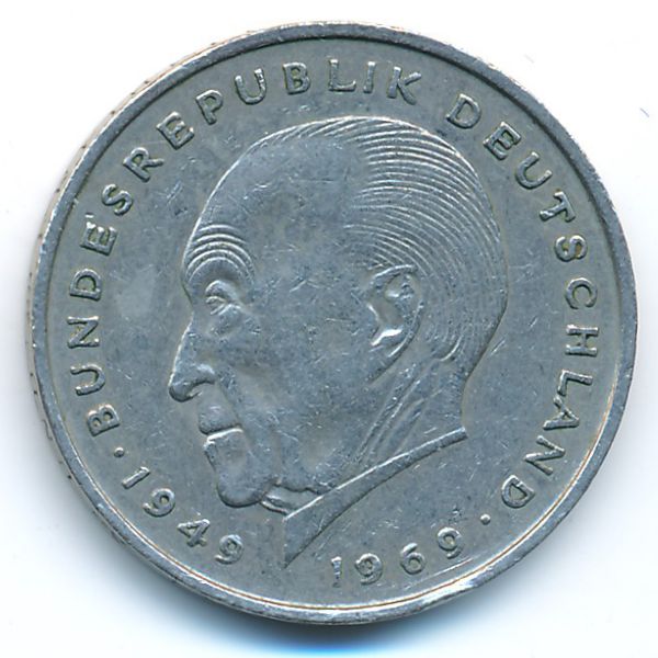 ФРГ, 2 марки (1970 г.)