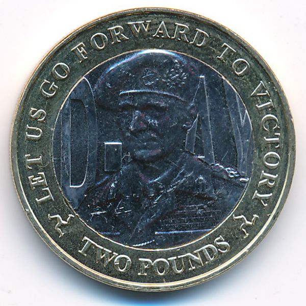 Остров Мэн, 2 фунта (2019 г.)