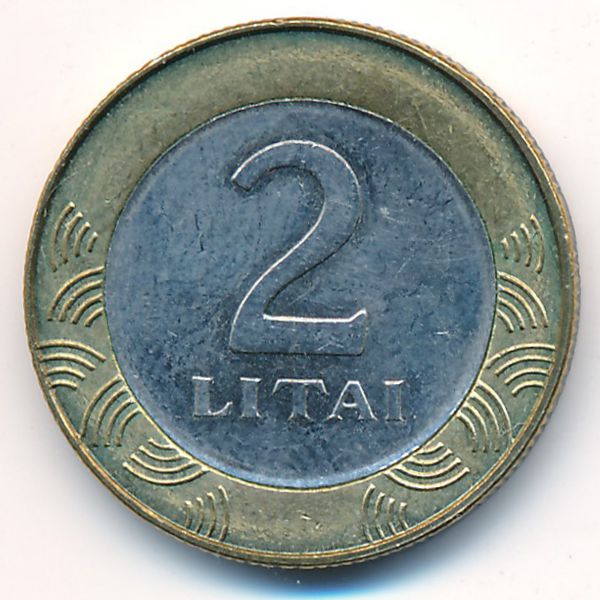 Литва, 2 лита (2008 г.)
