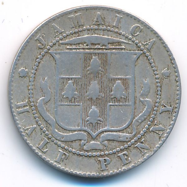 Ямайка, 1/2 пенни (1905 г.)