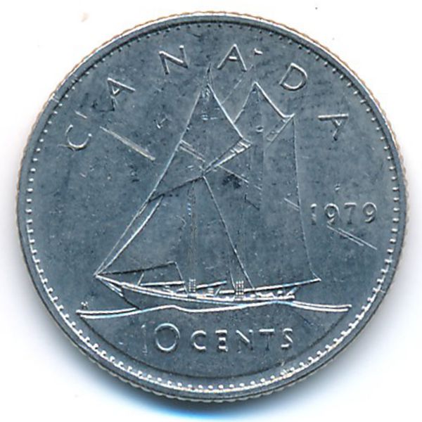 Канада, 10 центов (1979 г.)