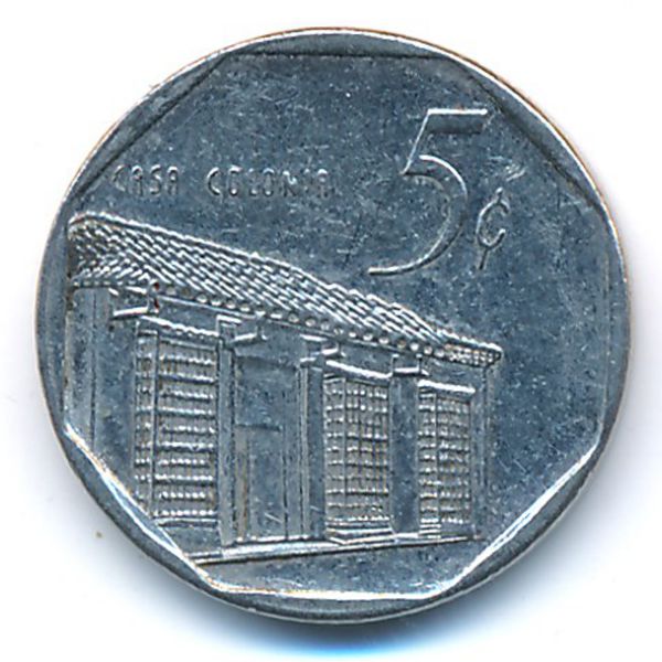 Куба, 5 сентаво (1996 г.)