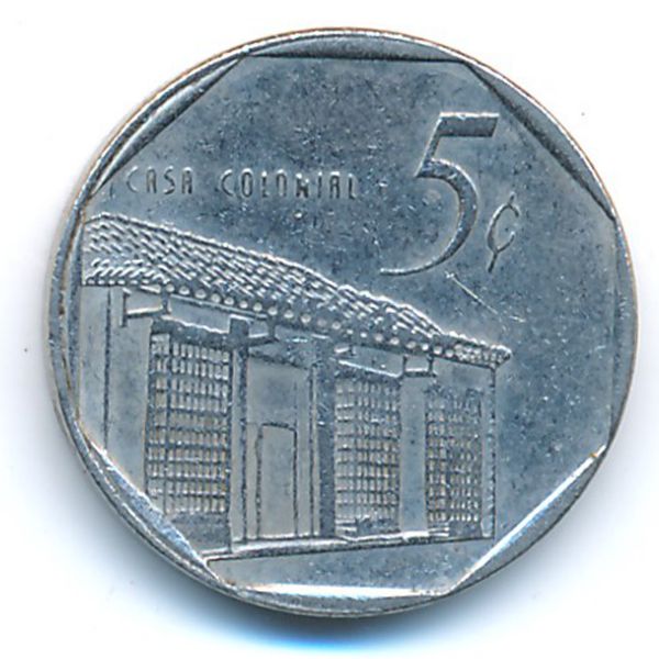Куба, 5 сентаво (1998 г.)